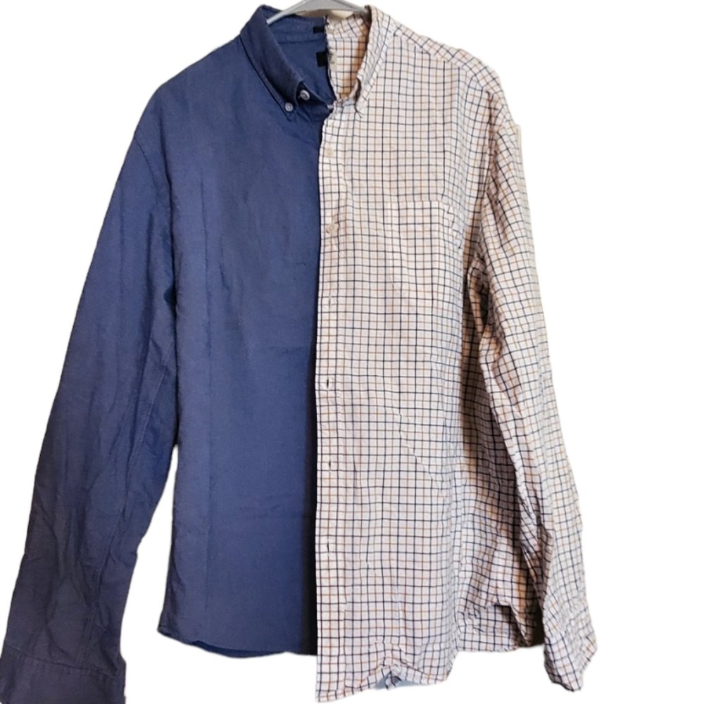 J Crew upcycled shirt